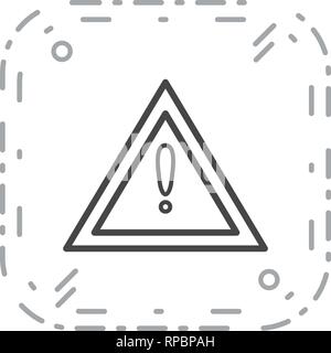 Vector Other dangers Road Sign Icon Stock Vector