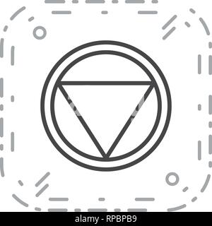 Vector Distance to stop Road Sign Icon Stock Vector