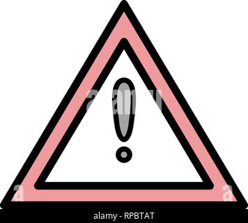 Vector Other dangers Road Sign Icon Stock Vector