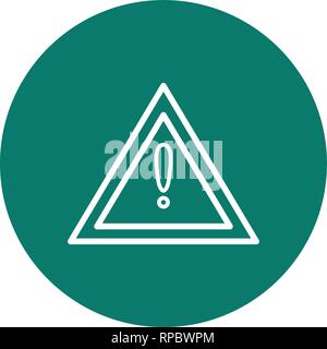 Vector Other dangers Road Sign Icon Stock Vector
