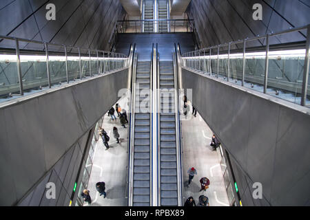 Forum metro station in Copenhagen, Denmark Stock Photo