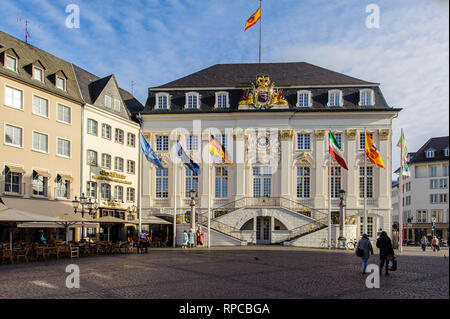 Building of the former town hall in the city of Bonn Stock Photo