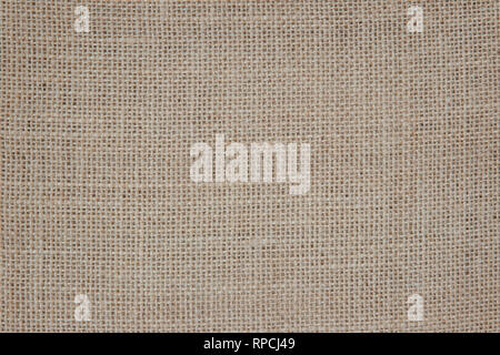 Vintage abstract Hessian or sackcloth fabric or hemp sack texture background. Wallpaper of artistic wale linen canvas. Blanket or Curtain of cotton pa Stock Photo