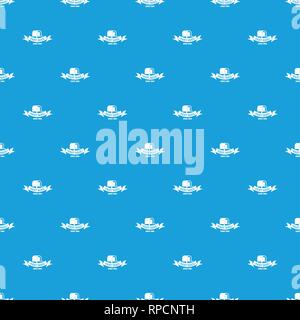 Logistic pattern vector seamless blue Stock Vector