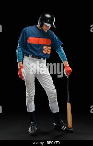 Tired hitter in portrait Stock Photo