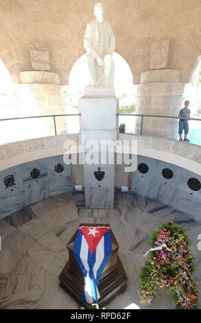 Cemetery of Santa Ifigenia, monument to Jose Marti, Santiago de Cuba,Cuba Stock Photo