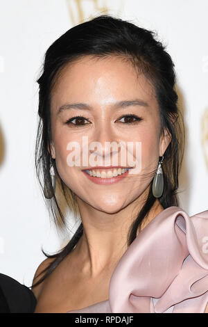 Elizabeth Chai Vasarhelyi attends the EE British Academy Film Awards at The Royal Albert Hall in London.10th February 2019 © Paul Treadway Stock Photo