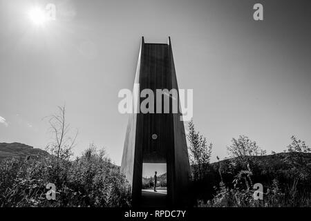 Loch Lomand Sculpture, Scotland Stock Photo