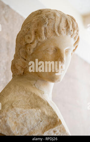 Statue, Archaeological Museum of Ancient Corinth, Corinth, Greece Stock Photo