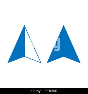 vector icon Compass, navigation icon Stock Vector