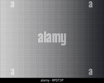 Pop art background halftone dots black and white color. Dotted. Vector illustration Stock Vector
