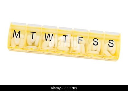 Pill Organiser Stock Photo