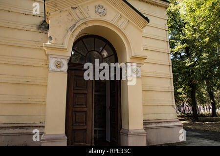 Monument from the First Serbian Uprising 1809.  built  by Turkish from the skulls of dead Serbian. The Tower of Skull Stock Photo