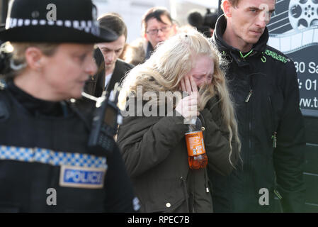 Georgina Lochrane leaving the High Court in Glasgow, where a teenager ...
