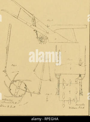 . Allen's digest of plows, with attachments, patented in the United States from A.D. 1789 to January 1883 ... Plows; Patents. . Please note that these images are extracted from scanned page images that may have been digitally enhanced for readability - coloration and appearance of these illustrations may not perfectly resemble the original work.. Allen, James T. (James Titus). [Washington, D. C. , Joseph Bart, Printer Stock Photo