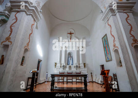 Templo Histórico La Purísima Concepción de Nuestra Señora de Caborca en Sonora  Mexico.  Antigua iglesia de Caborca Stock Photo