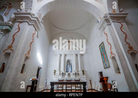 Templo Histórico La Purísima Concepción de Nuestra Señora de Caborca en Sonora  Mexico.  Antigua iglesia de Caborca Stock Photo