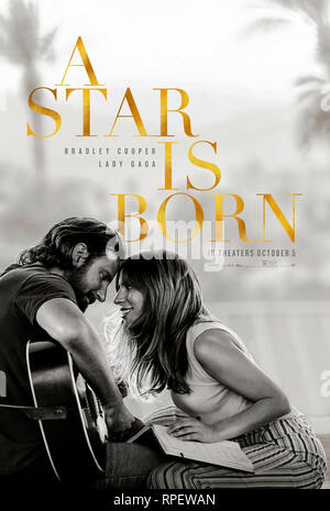 A Star Is Born (2018) directed by Bradley Cooper and starring Lady Gaga, Bradley Cooper and Sam Elliott. Stock Photo