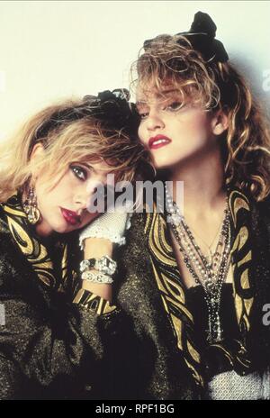 MADONNA,ARQUETTE, DESPERATELY SEEKING SUSAN, 1985 Stock Photo