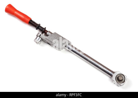 New torque wrench isolated on a white background Stock Photo