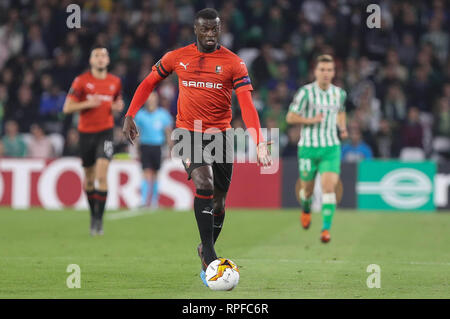 Diego Lainez of Real Betis during the UEFA Europa League match between Real  Betis and Ferencvaros TC played at Benito Villamarin Stadium on November  25, 2021 in Sevilla, Spain. (Photo by Antonio