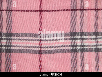 square pattern fabric background. Textures pink and white cotton fabric. The pattern for textiles. Cell. Shirts plaid. Trendy Illustration for Wallpap Stock Photo