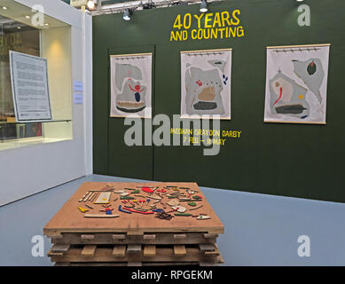 40 Years and Counting, Megham Graydon Darby, Manchester Craft Village, North West England, UK, M4 5JD Stock Photo