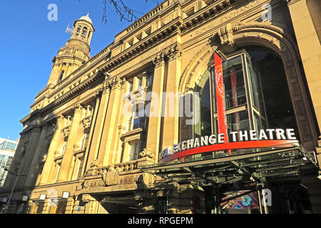 Royal Exchange Theatre, St Anns Square, Manchester City Centre, North West England, UK Stock Photo