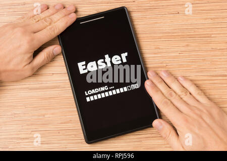 Easter loading Stock Photo