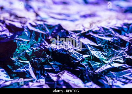Holographic iridescent modern abstract background. Stock Photo