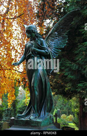 Cemetery angel Stock Photo