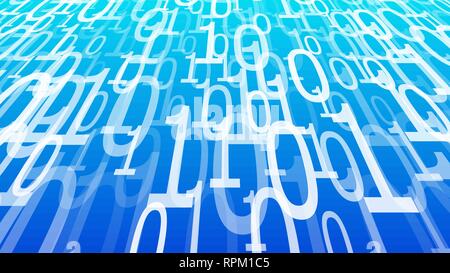 Digital data cyber security, cloud computing vector illustration Stock Vector