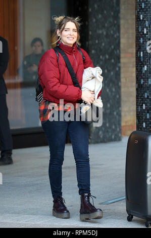 Emma Atkins outside ITV Studios  Featuring: Emma Atkins Where: London, United Kingdom When: 22 Jan 2019 Credit: Rocky/WENN.com Stock Photo