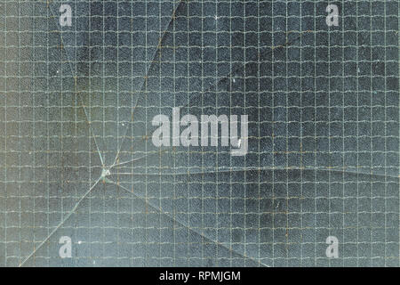 Broken glass. Abstract dark background Stock Photo
