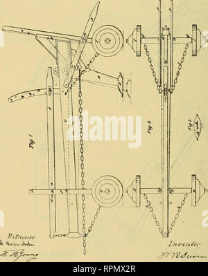 . Allen's digest of plows, with attachments, patented in the United States from A.D. 1789 to January 1883 ... Plows; Patents. . Please note that these images are extracted from scanned page images that may have been digitally enhanced for readability - coloration and appearance of these illustrations may not perfectly resemble the original work.. Allen, James T. (James Titus). [Washington, D. C. , Joseph Bart, Printer Stock Photo