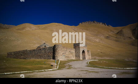 Tash Rabat caravanserai in Tian Shan mountain , Naryn province, Kyrgyzstan Stock Photo