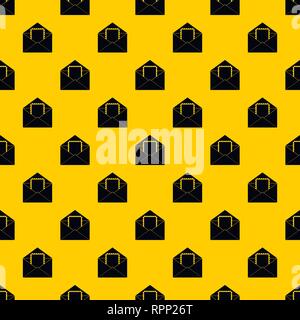 Envelope with card pattern vector Stock Vector