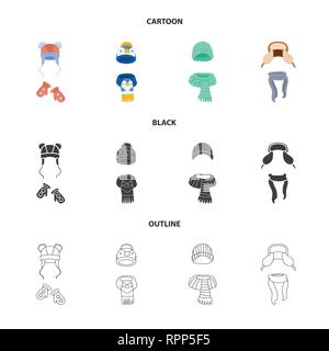 hat,pompom,scarf,fur,mitten,green,kids,wool,head,penguin,cap,knitted,blue,apparel,beanie,hand,outfit,girl,clothes,texture,fabric,weather,headwear,fashion,winter,cold,shopping,warm,set,vector,icon,illustration,isolated,collection,design,element,graphic,sign, Vector Vectors , Stock Vector
