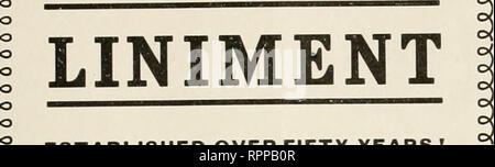 . The Alumni journal. Columbia University. College of Pharmacy; Pharmacology. DR. TOBIAS' VENETIAN. ESTABLISHED OVER FIFTY YEARS ! RELIABLE IN EVERY RESPECT AND CELEBRATED THROUGHOUT THE WORLD. ABSOLUTELY THE BEST FOR RHEUMATISM, NEURALGIA, LUMBAGO, SCIATICA, PAINS IN THE LIMBS, BACK OR CHEST, SORE THROAT, SPRAINS, BRUISES, ETC. Glenn's Sulphur Soap Glenn's Sulphur Soap is the ORIGINAL and BEST COMBISATIOK of its kind, and tiie one now generally in use. Guaranteed under the &quot;Pure Food and Drugs Act,&quot; June 30, 1906, serial No. 4340. ALL DRUGGISTS DEPOT: 40 MURRAY ST., NEW YORK. tSLSJi Stock Photo