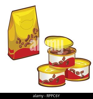 grocery bag canned goods clip art