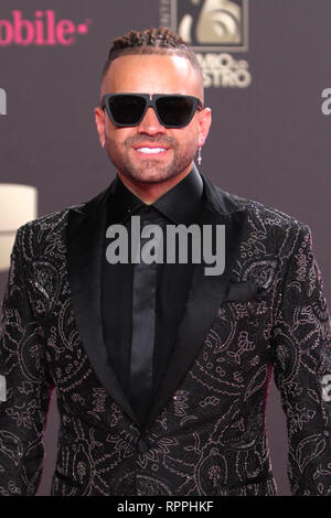 Miami, FL, USA. 21st Feb, 2019. Nacho at the 31st Annual Premio Lo Nuestro at the AmericanAirlines Arena in Miami, Florida on February 21, 2019. Credit: Majo Grossi/Media Punch/Alamy Live News Stock Photo