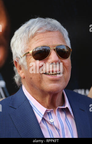 Robert Kraft, owner of the New England Patriots arrives at the NFL ...