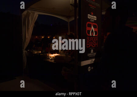 Miami Beavh, Florida, USA. 22nd Feb 2019. Atmosphere at the South Beach Wine & Food Festiva BURGER BASH on February 22, 2019 in Miami Beach, Florida.  People:  Atmosphere Credit: Storms Media Group/Alamy Live News Stock Photo