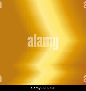 Gold metal plate with yellow texture background. Gold metal background. Vector illustration Stock Vector