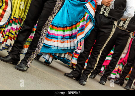 Mexican dancers Stock Photo