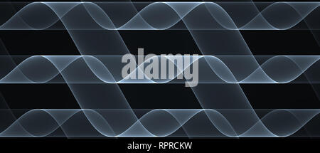 Abstract wavy lines background Stock Photo