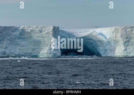 Iceberg Cave near South Orkney Islands Stock Photo