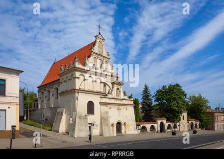 Lublin, Poland. St. Joseph's Church - 17th-century Roman Catholic church in old town Stock Photo