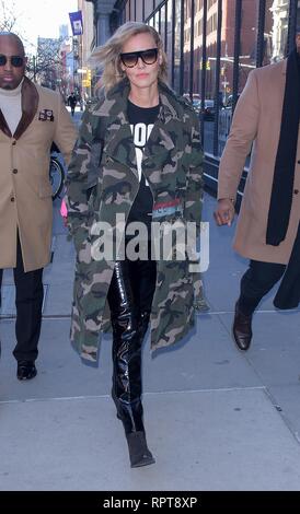 Celebrities arrive at AOL Build Featuring: Keri Russell Where