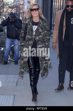 Celebrities arrive at AOL Build Featuring: Keri Russell Where